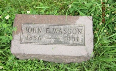WASSON, JOHN F - Dallas County, Iowa | JOHN F WASSON 