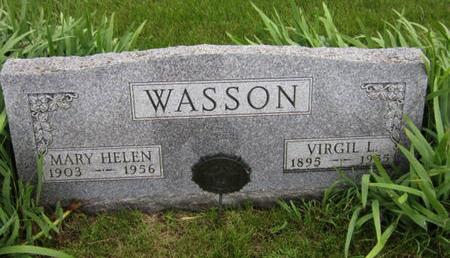 WASSON, MARY HELEN - Dallas County, Iowa | MARY HELEN WASSON 