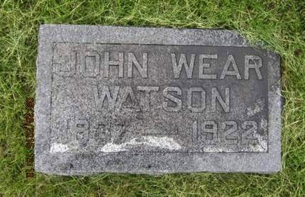 WATSON, JOHN WEAR - Dallas County, Iowa | JOHN WEAR WATSON 