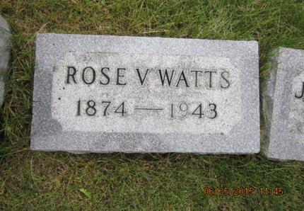 WATTS, ROSE V - Dallas County, Iowa | ROSE V WATTS 