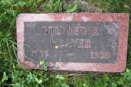 WEAVER, WILFRED K - Dallas County, Iowa | WILFRED K WEAVER 