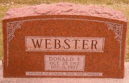 WEBSTER, DONALD E. - Dallas County, Iowa | DONALD E. WEBSTER 
