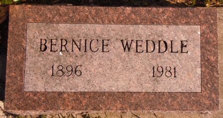 WEDDLE, BERNICE - Dallas County, Iowa | BERNICE WEDDLE 