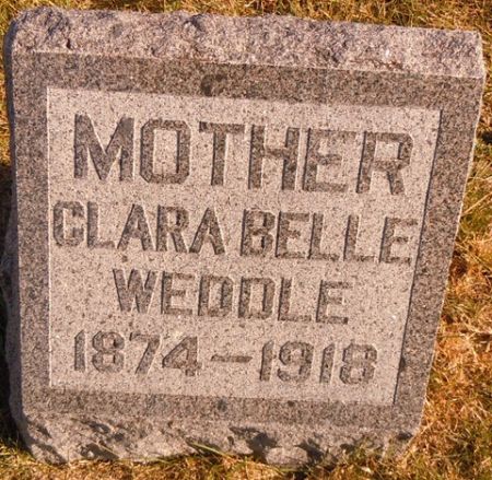 WEDDLE, CLARA BELLE - Dallas County, Iowa | CLARA BELLE WEDDLE 