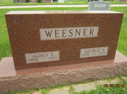 WEESNER, GEORGE A - Dallas County, Iowa | GEORGE A WEESNER 