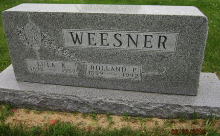 WEESNER, LULA K - Dallas County, Iowa | LULA K WEESNER 
