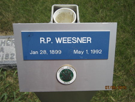 WEESNER, R P - Dallas County, Iowa | R P WEESNER 