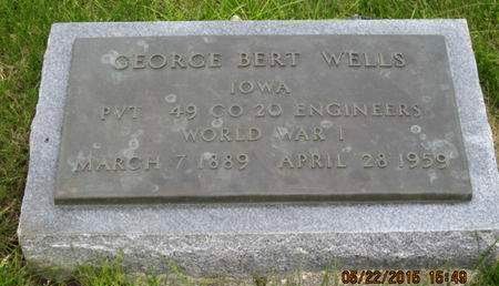 WELLS, GEORGE BERT - Dallas County, Iowa | GEORGE BERT WELLS 