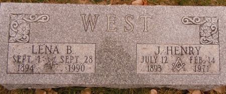 WEST, LENA B. - Dallas County, Iowa | LENA B. WEST 
