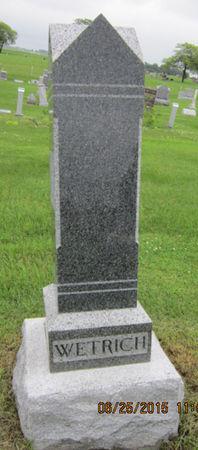 WETRICH, FAMILY STONE - Dallas County, Iowa | FAMILY STONE WETRICH 