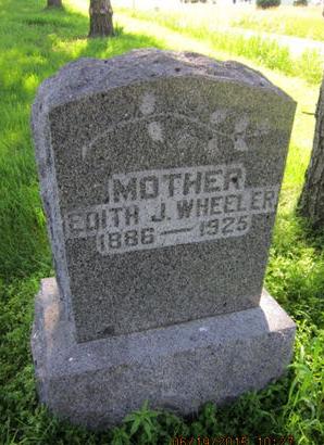 WHEELER, EDITH J - Dallas County, Iowa | EDITH J WHEELER 