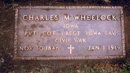 WHEELOCK, CHARLES M - Dallas County, Iowa | CHARLES M WHEELOCK 