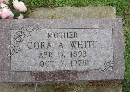 WHITE, CORA A - Dallas County, Iowa | CORA A WHITE 