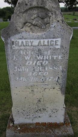 WHITE, MARY ALICE - Dallas County, Iowa | MARY ALICE WHITE 