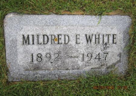 WHITE, MILDRED E - Dallas County, Iowa | MILDRED E WHITE 
