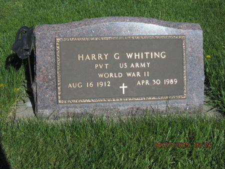 WHITING, HARRY G - Dallas County, Iowa | HARRY G WHITING 
