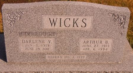 WICKS, ARTHUR B. - Dallas County, Iowa | ARTHUR B. WICKS 