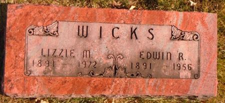 WICKS, LIZZIE M. - Dallas County, Iowa | LIZZIE M. WICKS 