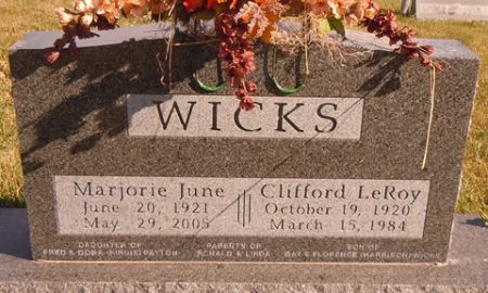 WICKS, MARJORIE JUNE - Dallas County, Iowa | MARJORIE JUNE WICKS 