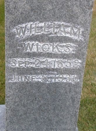 WICKS, WILLIAM - Dallas County, Iowa | WILLIAM WICKS 