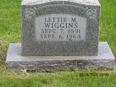 WIGGINS, LETTIE M - Dallas County, Iowa | LETTIE M WIGGINS 