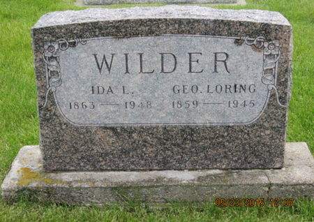 WILDER, IDA L - Dallas County, Iowa | IDA L WILDER 
