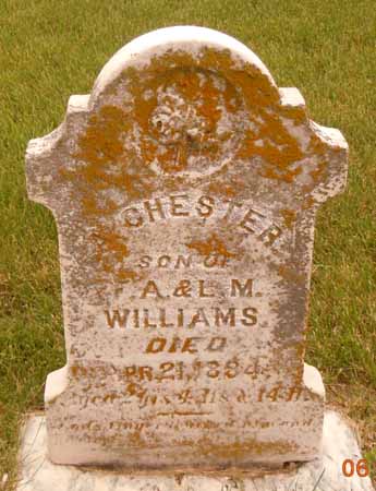 WILLIAMS, A CHESTER - Dallas County, Iowa | A CHESTER WILLIAMS 