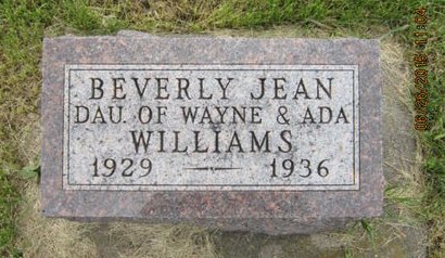 WILLIAMS, BEVERLY JEAN - Dallas County, Iowa | BEVERLY JEAN WILLIAMS 