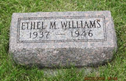 WILLIAMS, ETHEL M - Dallas County, Iowa | ETHEL M WILLIAMS 