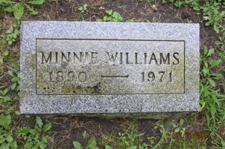 WILLIAMS, MINNIE - Dallas County, Iowa | MINNIE WILLIAMS 