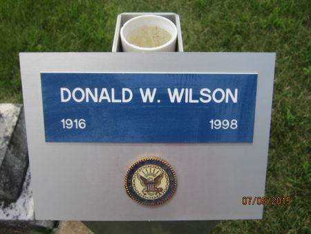 WILSON, DONALD W - Dallas County, Iowa | DONALD W WILSON 