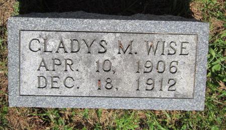 WISE, GLADYS M - Dallas County, Iowa | GLADYS M WISE 