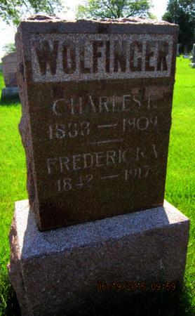 WOLFINGER, CHARLES F - Dallas County, Iowa | CHARLES F WOLFINGER 