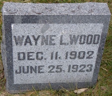 WOOD, WAYNE L. - Dallas County, Iowa | WAYNE L. WOOD 