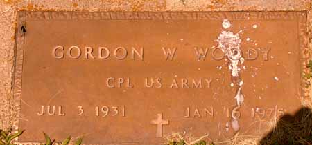 WOODY, GORDON W - Dallas County, Iowa | GORDON W WOODY 