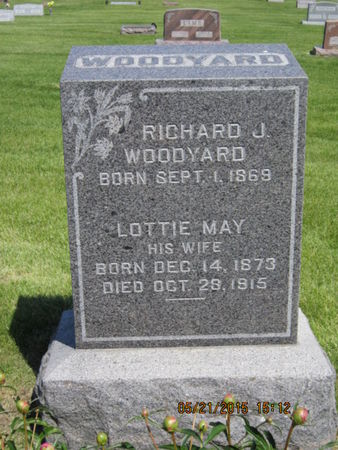 WOODYARD, LOTTIE MAY - Dallas County, Iowa | LOTTIE MAY WOODYARD 