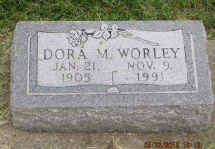 WORLEY, DORA M - Dallas County, Iowa | DORA M WORLEY 