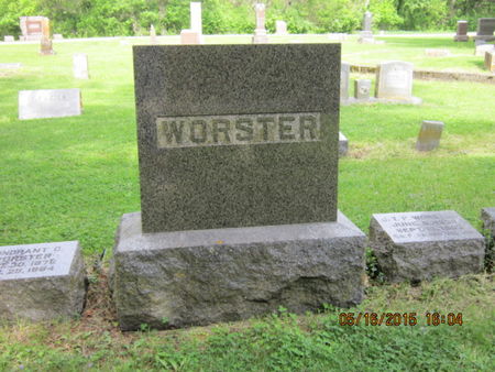 WORSTER, FAMILY STONE - Dallas County, Iowa | FAMILY STONE WORSTER 