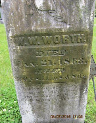 WORTH, W W - Dallas County, Iowa | W W WORTH 