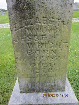 WRIGHT, ELIZABETH - Dallas County, Iowa | ELIZABETH WRIGHT 