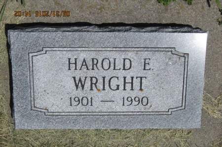 WRIGHT, HAROLD E - Dallas County, Iowa | HAROLD E WRIGHT 