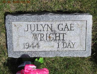 WRIGHT, JULYN GAE - Dallas County, Iowa | JULYN GAE WRIGHT 