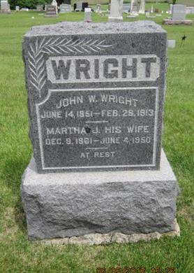 WRIGHT, JOHN W - Dallas County, Iowa | JOHN W WRIGHT 