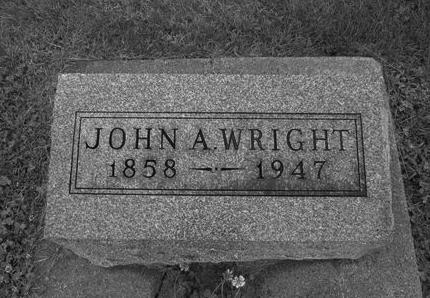 WRIGHT, JOHN A - Dallas County, Iowa | JOHN A WRIGHT 