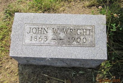 WRIGHT, JOHN W - Dallas County, Iowa | JOHN W WRIGHT 