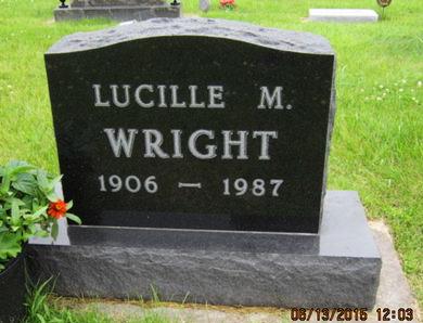WRIGHT, LUCILLE M - Dallas County, Iowa | LUCILLE M WRIGHT 