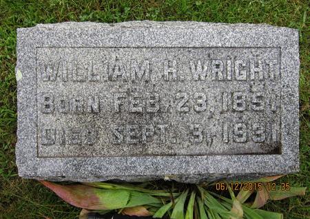 WRIGHT, WILLIAM H - Dallas County, Iowa | WILLIAM H WRIGHT 