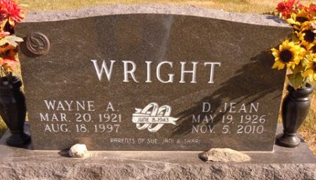 WRIGHT, D. JEAN - Dallas County, Iowa | D. JEAN WRIGHT 