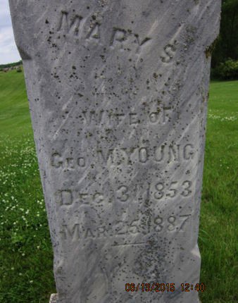 YOUNG, MARY S - Dallas County, Iowa | MARY S YOUNG 