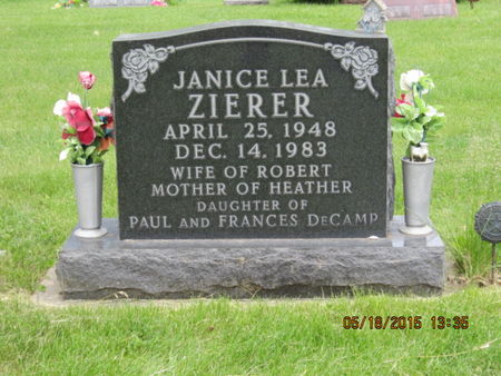 ZIERER, JANICE LEA - Dallas County, Iowa | JANICE LEA ZIERER 